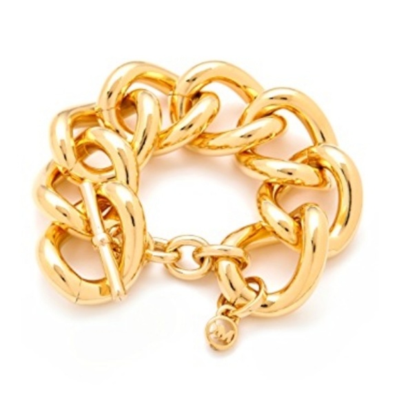Michael Kors Gold Chunky Chain Bracelet - Picture 1 of 3
